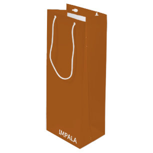 Sac Cadeau Pour Bouteille Nom de couleur brun Impala