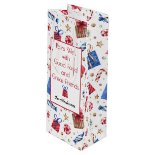 Sac Cadeau Pour Bouteille Nom, paquets cadeaux et friandises de vacances