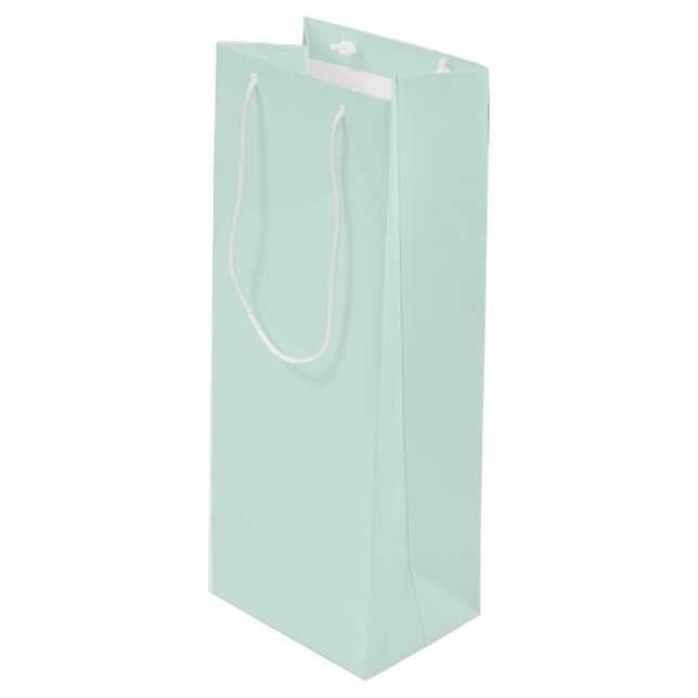 Sac Cadeau Pour Bouteille Nuage de Menthe (Devant Angle)