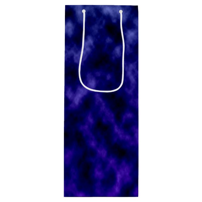 Sac Cadeau Pour Bouteille Nuage de Purple (Devant)