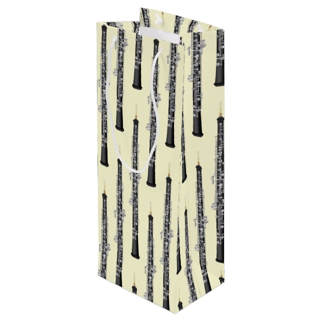 Sac Cadeau Pour Bouteille Oboe Musicien professeur de musique (Dos Angle)