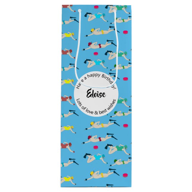 Sac Cadeau Pour Bouteille Octopush (Devant)