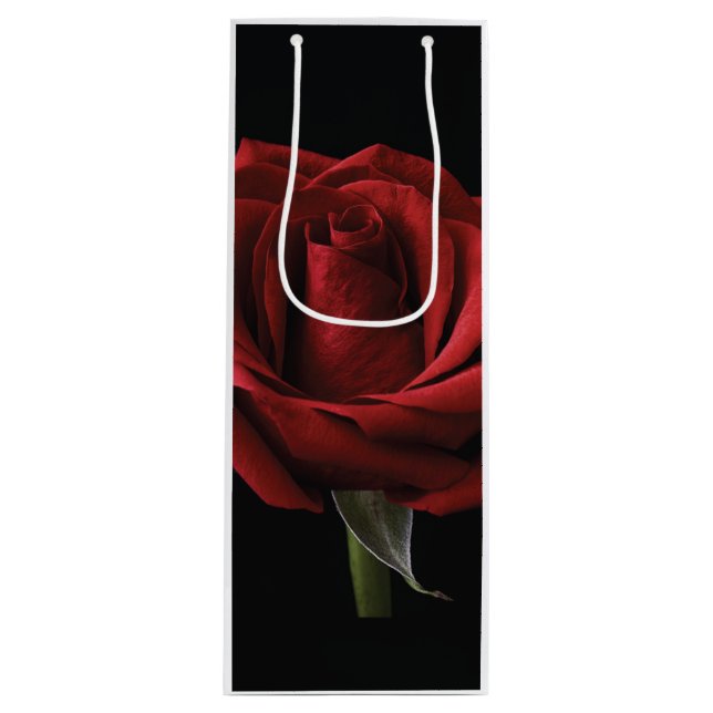 Sac Cadeau Pour Bouteille oreiller rouge (Devant)