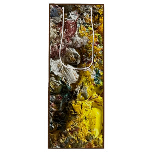 Sac Cadeau Pour Bouteille Palette de l'artiste #1