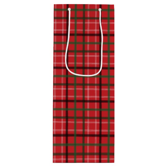 Sac Cadeau Pour Bouteille Paquet de Noël (Devant)