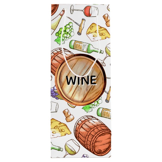 Sac Cadeau Pour Bouteille Party  (Dos)