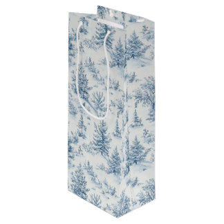 Sac Cadeau Pour Bouteille pays des merveilles d'hiver