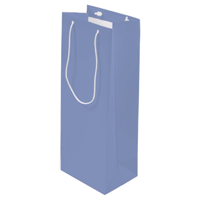 Sac Cadeau Pour Bouteille Periwinkle (Devant Angle)