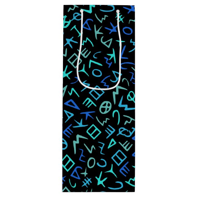 Sac Cadeau Pour Bouteille Phénicien (Devant)