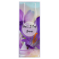 Photo d'un Anniversaire de Crocus au printemps vio