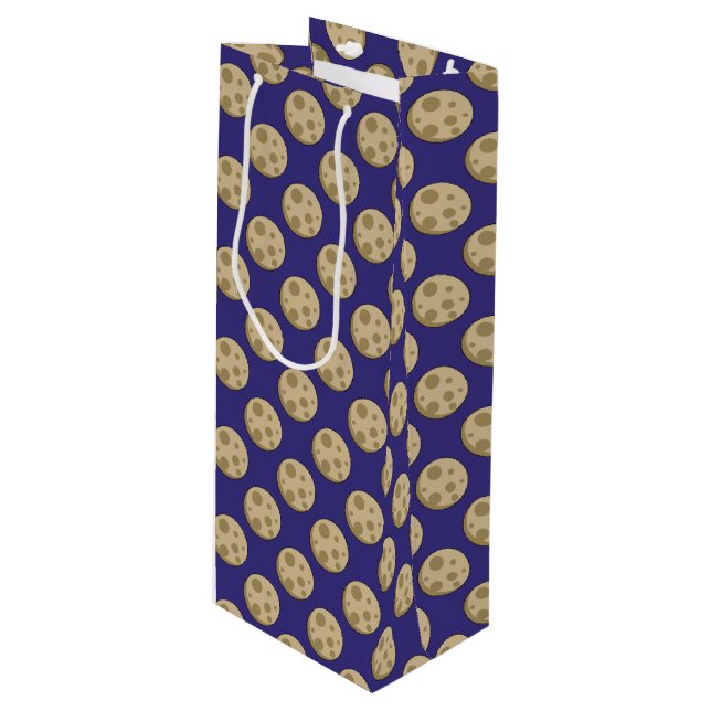 Sac Cadeau Pour Bouteille Pleine lune (Devant Angle)