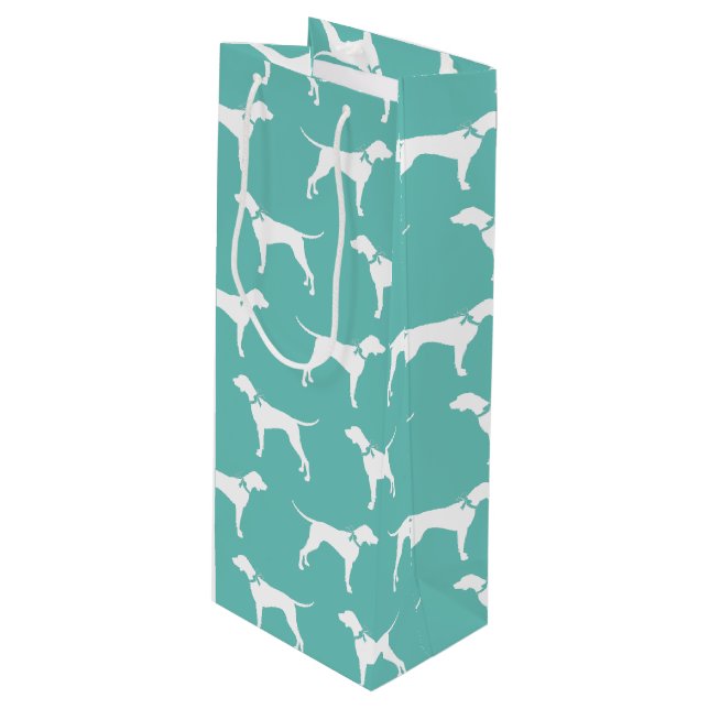 Sac Cadeau Pour Bouteille Pointer Chien Chien Chiot Anglais Setter (Devant Angle)
