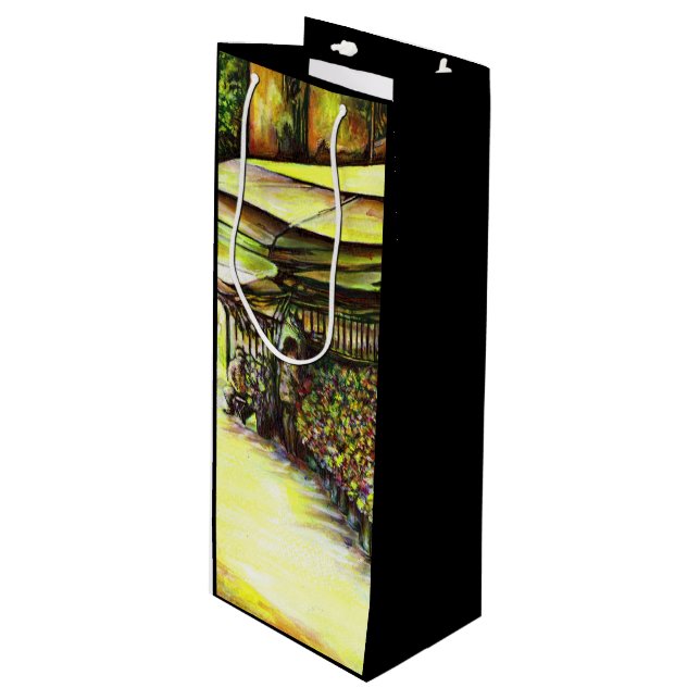 Sac Cadeau Pour Bouteille Pris possession d'Optices (Devant Angle)
