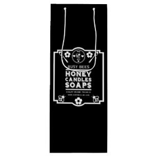 Sac Cadeau Pour Bouteille Produit de miel de marché fermier