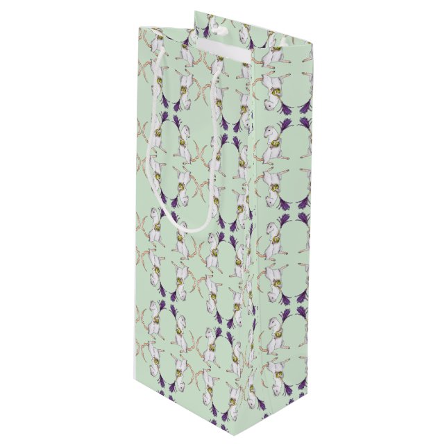 Sac Cadeau Pour Bouteille rat de partie (Devant Angle)