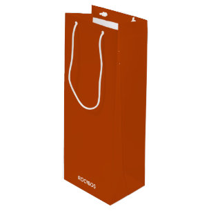 Sac Cadeau Pour Bouteille Rooibos rouge brun nom