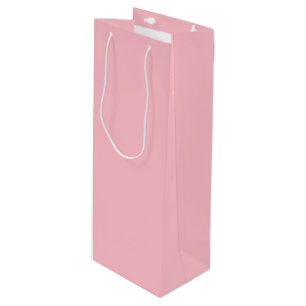 Sac Cadeau Pour Bouteille rose couleur