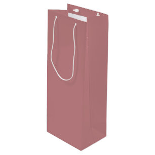 Sac Cadeau Pour Bouteille Rose Poussiéreux