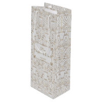 Royal Fleur-de-Lis Art déco Gold White Mariage des