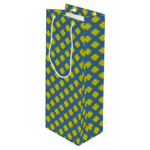 Sac Cadeau Pour Bouteille Ruban de trèfle jaune par Kenneth Yoncich