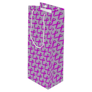 Sac Cadeau Pour Bouteille Ruban standard violet par Kenneth Yoncich