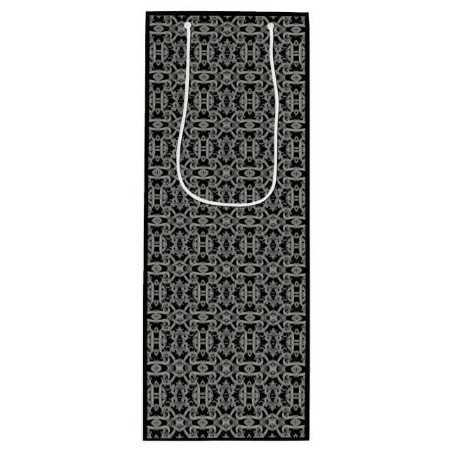 Sac Cadeau Pour Bouteille Sac-cadeau de vin GOTHIC (Devant)