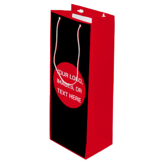 Sac Cadeau Pour Bouteille Sac personnalisé pour vin de Noël à créer