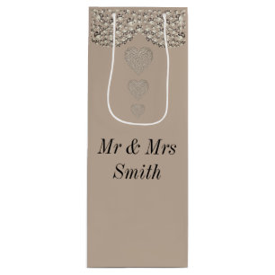 Sac Cadeau Pour Bouteille Sacoche cadeau mariage inhabituelle
