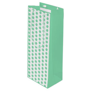 Sac Cadeau Pour Bouteille Saint Patrick's Day Lucky Green Clover Shamrock