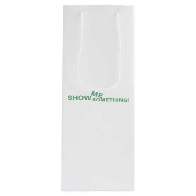 SAC CADEAU POUR BOUTEILLE SMS OG CHAMPAGNE FOURRE-TOUT (Devant)