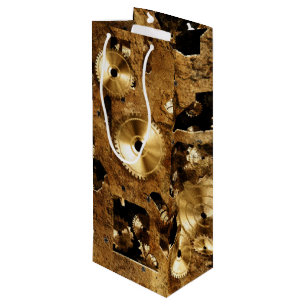 Sac Cadeau Pour Bouteille Steampunk