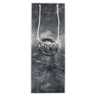 Sac Cadeau Pour Bouteille Symbole du cancer Zodiaque Style industriel