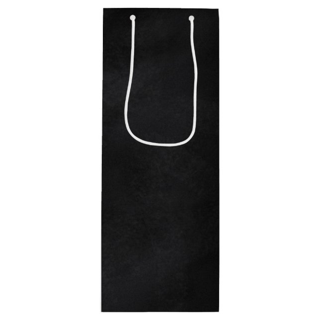 Sac Cadeau Pour Bouteille Tableau noir sale (Devant)