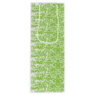 Sac Cadeau Pour Bouteille Texture Vert Citron Grunge