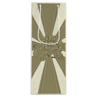 Sac Cadeau Pour Bouteille Thanksgiving Turquie sculpté -