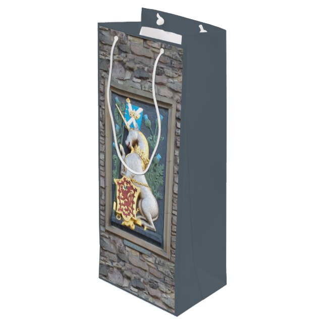 Sac Cadeau Pour Bouteille Unicorne, Holyrood Palace (Dos Angle)