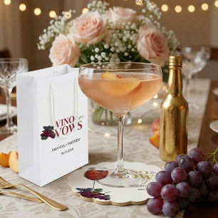 Sac Cadeau Pour Bouteille Vino avant les vœux dégustation de vin enterrement