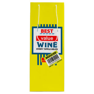 Sac Cadeau Pour Bouteille Vins De Noël Et Vins Étincelants Étiquettes