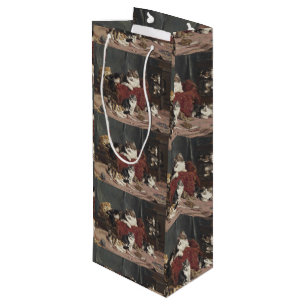 Sac Cadeau Pour Bouteille Vintage Charles Van den Eycken Playtime