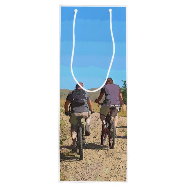 SAC CADEAU POUR BOUTEILLE VTT (Dos)