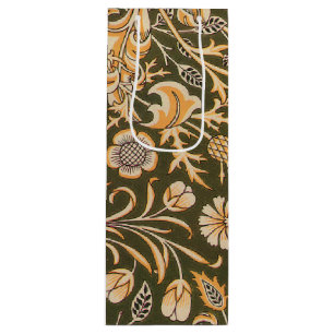 Sac Cadeau Pour Bouteille William Morris Cherwell Motif de fond d'écran