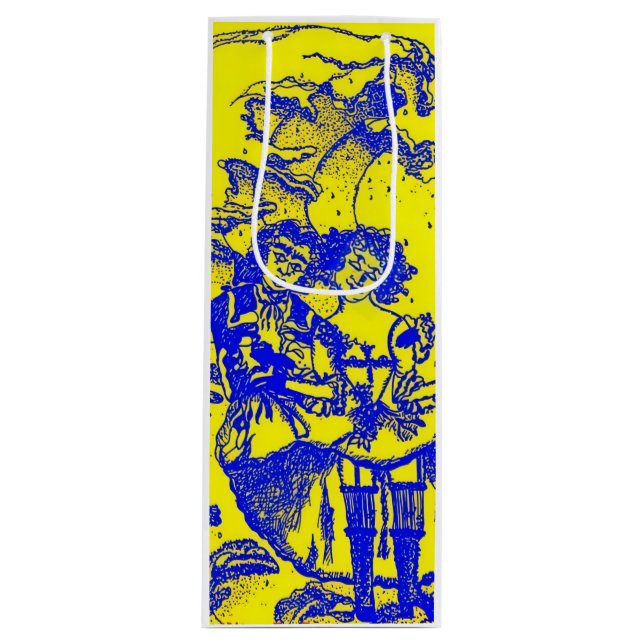 Sac Cadeau Pour Bouteille Wine Bag (Devant)