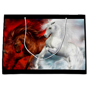 sac cadeau pour chevaux air et feu