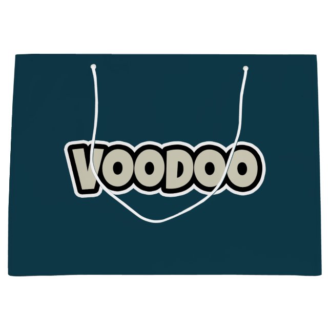 Sac cadeau pour jeton Voodoo - Grand, brillant (Devant)
