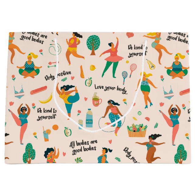 Sac cadeau pour la positivité corporelle (Devant)