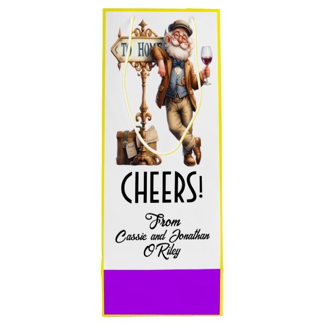 Sac cadeau pour vin version 4 VOIR DOS (Dos)