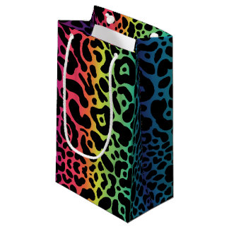 Sac cadeau Rainbow Leopard