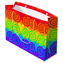 Sac cadeau Rainbow Swirl