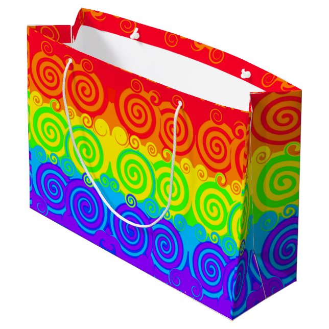 Sac cadeau Rainbow Swirl (Dos Angle)