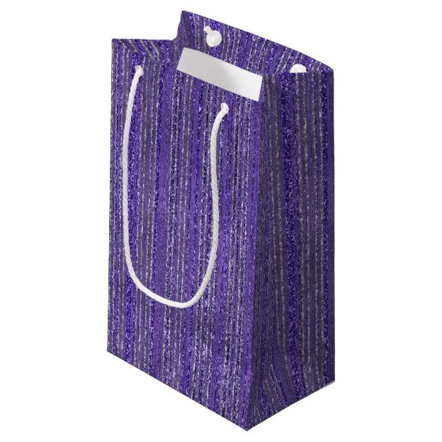 Sac cadeau rayé (Devant Angle)